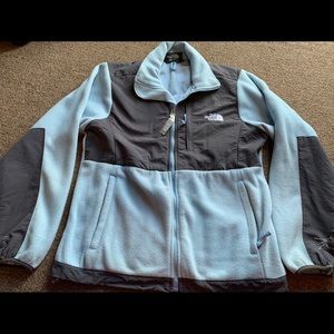 Light blue north face denali jacket